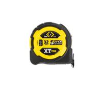 C.K Tools XT Pro Mètre Ruban Classe I, Lame 32 mm, Crochet Aimanté, 5 m | Revêtement Nylon Double Face de 0,14 mm, Portée Sans Support Jusqu’à 4,1 m, Fixation Quatre Rivets, Boîtier ABS Caoutchouté