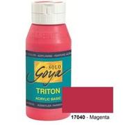 C. Kreul Peinture acrylique Triton Acrylic Liquid – séchage rapide, mat – Magenta 750 ml