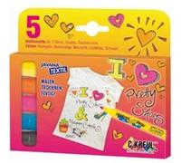 C.kreul marqueur pour textile javana texi mx, kit de 5 fashion girl, largeur du trac: 2-4mm, pointe ronde,peinturepour tissu G