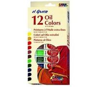 Peinture à l'huile el Greco, 12 ml, set de 12