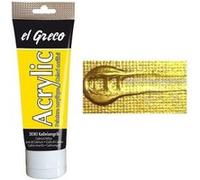 C. Kreul - Peinture acrylique El Greco 28351 - Doré - Tube 75 ml - Brillante, hautement pigmentée