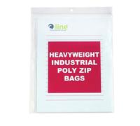 C-Line Lot de 50 sacs à fermeture éclair industriels lourds en polyéthylène 21,6 x 27,9 cm (47911)