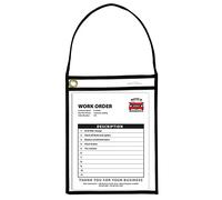 C-Line Porte-tickets d'atelier 1 poche avec sétrap, coutures noires, 75 feuilles, 9 x 12, 15/boîte