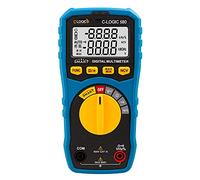 C-Logic 580 Multimètre numérique Smart CAT III NCV Tension DC/AC 600 V 6000 Comptes Résistance 10 MΩ Fréquence 3 kHz Auto-échelle MAX/MIN Cycle de travail