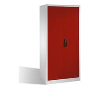 C + P Möbelsysteme Armoire à dossiers C+P Acurado avec portes battantes, 5 hauteurs de classeurs, H1950xL930xP500mm Façade rouge ru orps gris clair Quantité:1