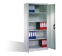 C + P Möbelsysteme Armoire à dossiers C+P Acurado avec portes battantes, 5 hauteurs de classeurs, H1950xL930xP500mm Façade gris clair Corps gris clair Quantité:1