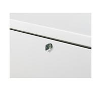 C + P Möbelsysteme Armoire à outils C+P avec portes coulissantes, intérieur 4 étagères, H1950xL1200xP500mm Face avant Reseda vert corps gris clair Quantité:1