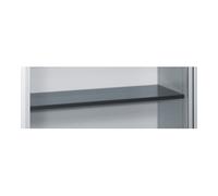C + P Möbelsysteme Buffet à dossiers C+P Omnispace avec volet roulant, 4 hauteurs de dossiers, H1660xL1200xP420mm avant gris clair corps gris clair gris clair Quantité:1