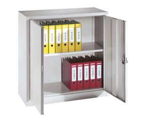 C + P Möbelsysteme C+P Armoire à portes battantes Série 13, H1000xL935xP400mm, 7035/7035 Quantité:1