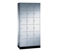 C + P Möbelsysteme C+P Armoire d'intro, 18 compartiments, H1950xL920xP500mm Avant Corps gris clair Corps gris clair Gris clair Quantité:1