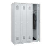 C + P Möbelsysteme C+P Casier Basis PLUS, 4 compartiments, 1850x1200x500mm, 7035/7035 Quantité:1