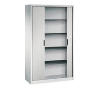 C + P Möbelsysteme Classeur C+P Omnispace avec volet roulant, 5 hauteurs de dossier, H1980xL1200xP420mm Corps avant gris clair gris clair gris clair Quantité:1