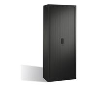C + P Möbelsysteme Classeur C+P Omnispace avec volet roulant, 5 hauteurs de dossiers, H1980xL800xP420mm gris noir Quantité:1
