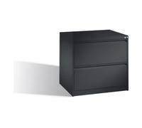 C + P Möbelsysteme Classeur suspendu C+P Acurado DIN A4, 2 tiroirs, deux voies noir-gris Quantité:1