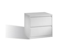 C + P Möbelsysteme Classeur suspendu C+P Acurado pour dossiers suspendus DIN A4, 2 tiroirs, 2 voies Avant Corps gris clair Corps gris clair Gris clair Quantité:1