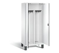 C + P Möbelsysteme Vestiaire noir et blanc C+P Evolo, H1850xL810xP500mm, 48012-22|S10126 Quantité:1