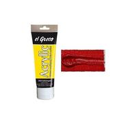 C. peinture acrylique el greco, rouge carmin, 75 ml 28307