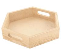 C' top Mini Plateau: Hexagonal, 20x18cm