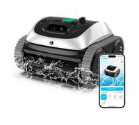 WYBOT C1-OS800 Robot Piscine Sans Fil Intelligent, Nettoyage Fond, Parois et Ligne d'Eau ,Autonomie 150 min, Filtration Fine,...