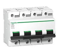 Schneider Electric Disjoncteur de protection de circuit C120N, 4P, 100A, caractéristique C, 10kA A9N18374
