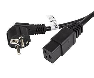 C19 °C 10cc 0018 Box CEE 7/7 plug to Lanberg from Ice 320 °C19 Socket 1.8 m Blac