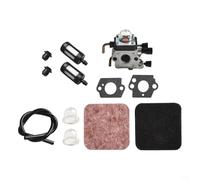 C1Q-Series Kit de remplacement de carburateur pour STIHL FS75 FS80R FS85 KM85 HT75 Compatible avec les élagueurs et taille-haies, remplace plusieurs numéros de pièces OEM pour une réparation précise