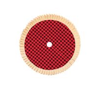 C205 Jupe de Noël Plaid Tissu
