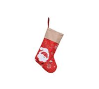 C269 2PCS Rouge Stocking Pendentif Noël