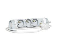 LEGRAND Rallonge multiprise Confort bloc de prises rotatif avec interrupteur 3x2 P+T 1,5 m