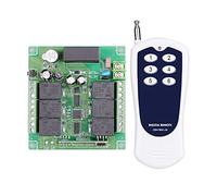 CA 220V 6 Canaux 200m Émetteur+ Récepteur Radio treuils/moteur/Vérin électrique Télécommande sans fil 6 canaux 230 VAC - Télécommande sans fil 10 A Télécommande sans fil