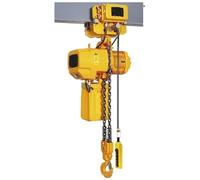 CA Treuil de Levage Palan électrique à chaîne compact de 2 tonnes - Conception portable et installation facile, moteur durable et puissant Grues d'atelier(Yellow)