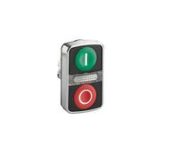 Schneider Electric Bouton double lumineux ZB4BW7A3741 Vert/Rouge IP66
