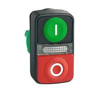 Schneider Electric Élément frontal de bouton-poussoir ZB5AW7L3741 à double touche 1 pc(s)