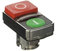 Schneider Electric Bouton double Harmony XB4BW7L3741 – Rouge/Vert 22 mm LED métal