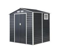 Cabane à outils en métal Malmo 2,1 x 1,9 m Store Boss anthracite