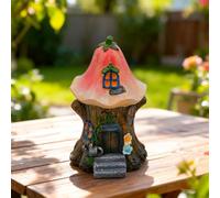 Cabane de jardin miniature en résine de 4,3 pouces pour décoration figurine | Design charmant, couleur, style conventionnel, 4,3 pouces, pour jardin féerique