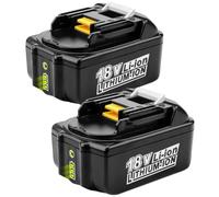 Cabeattee 2Packs 5500mAh Batterie pour Makita Batteries 18V | BL1815N, BL1820B, BL1830B, BL1840B, BL1850B, BL1860B, BL1860 BL1850 BL1845 BL1830