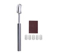 Cabilock 1 Jeu Couteau à Pain Outils De Cuisson Grattoir à Pâte Outil De Notation De La Pâte Boulangers Boiteux Marqueur De Pâte Cuisson Rasoir Lames Acier Inoxydable Manuel Trancheuse