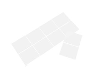 Cabilock 10 Pièces Film Diffuseur LED Autocollant Blanc Doux Épaisseur Adhésives Flexibles pour Éclairage Plafonnier Intérieur de Éblouissement et Uniformité Lumineuse