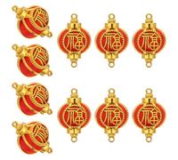Cabilock 10pcs Décorations Lanternes Chinoises Mini Pendentifs pour Nouvel An Chinois 2026 Décorations de Fête du Printemps et Mariage