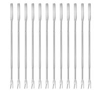Cabilock 12pièces Fourchettes à Fruits De Mer Acier Inoxydable Lot de Outils pour Crabes Homards Coquillages Et Noix Design Ergonomique