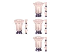 Cabilock 16 Pièces Embouts de Tringle à Rideaux Vintage en Alliage | Tringles de Fenêtre, Finition Décorative Élégante, Style Moderne Luxueux, Coordination Facile