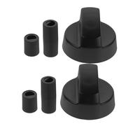 Cabilock 1set Boutons de Commande Universels Réglables pour Four Cuisinière Gaz Électrique avec Adaptateurs