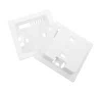 Cabilock 2 Pièces Boîtier Arrière de Télécommande Filaire pour | Plaque de Base du Thermostat de Climatiseur, Coque du Panneau Arrière du Contrôleur, Boîtier Arrière de Remplacement