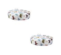 Cabilock 2 Pièces Coussin d'appoint Galette de Chaise déhoussable Coussin Assise Bebe rehausseur de siège pour Enfants Rappel de Voyage Coussin de Siege chaises Coussin de siège Lavable