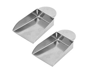 Cabilock 2 Pièces Pelle à Pierres Précieuses Pelle à Produits Secs Mini Pelles Diamantées Pelle en Diamant Pelle à Perles De Pierres Précieuses Bijoux Perles Riz Miniature Acier Inoxydable