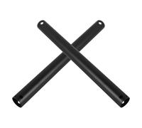 Cabilock 2 Pièces Tiges Extension pour Ventilateur de Plafond Noires Tiges Métalliques Solides avec Rallonge pour Chambre et Salon Support Stable et Installation Facile