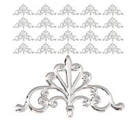 Cabilock 200 Pièces Applique D’Angle Vintage en Métal pour Cadres et | Décor Ajouré Diy, Pose Facile et Résistance à L’usure, Chambre la Cuisine, Lot