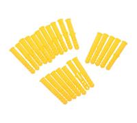 Cabilock 200 Pièces Chevilles pour Cloisons Sèches Jaunes en Plastique, | Kit Auto-perçant, Résistance Chimique et Forte Tenue, pour Parois Creuses et Fixation Intérieure