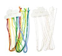 Cabilock 2pièces Porte-nœuds Pour Cheveux Organisateur De Nœuds Pour Cheveux Lot De Supports Pour Nœuds à Pinces à Pour Filles